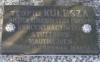 Grave of Teofil Kulesz, prisoner of Hitler camps is Stutthof, Mauthausen